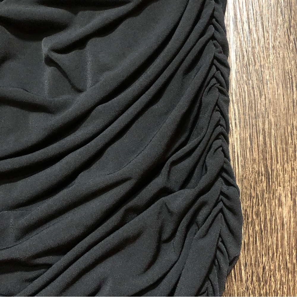 🖤HOST Pick🖤Lulu’s Total Appeal Ruched One Shoulder Bodycon Mesh Midi Dress - Picture 11 of 15